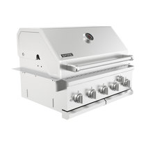 Assembled top gas grills